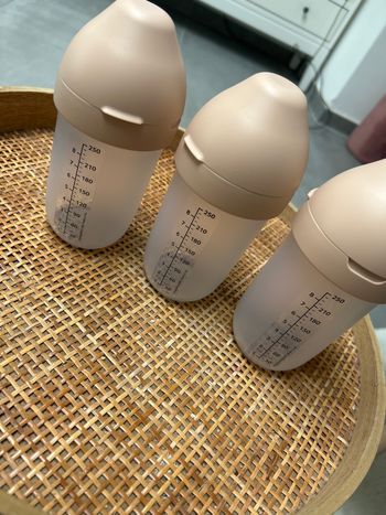 Lot de 3 biberons Difrax Lovi neufs