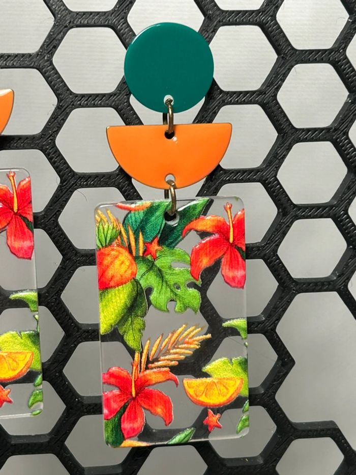 Boucles d’oreilles estivales - photo numéro 2