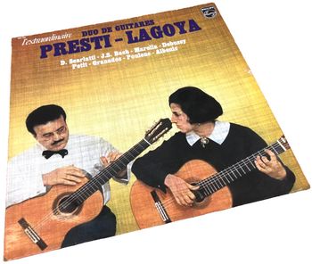 Vinyle 33 tours   Ida Presti / Alexandre Lagoya   Duo de guitares    Philips 6521 049 