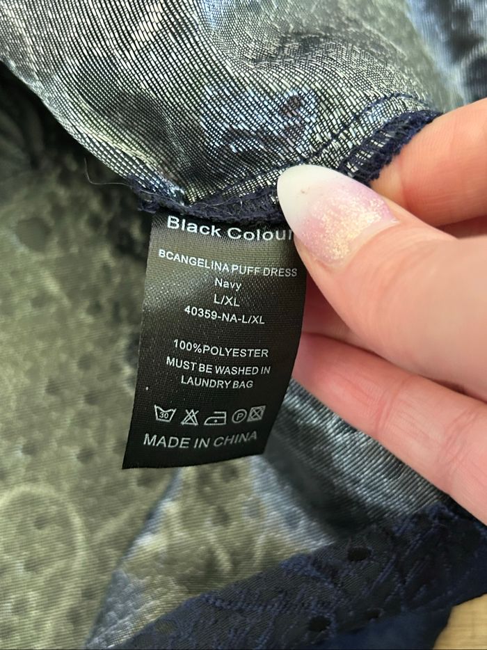 Robe bleue marine et noire neuve Black Colour taille L/XL - photo numéro 10