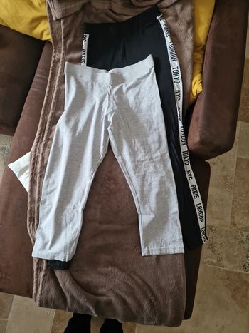Lot 2 leggings enfants