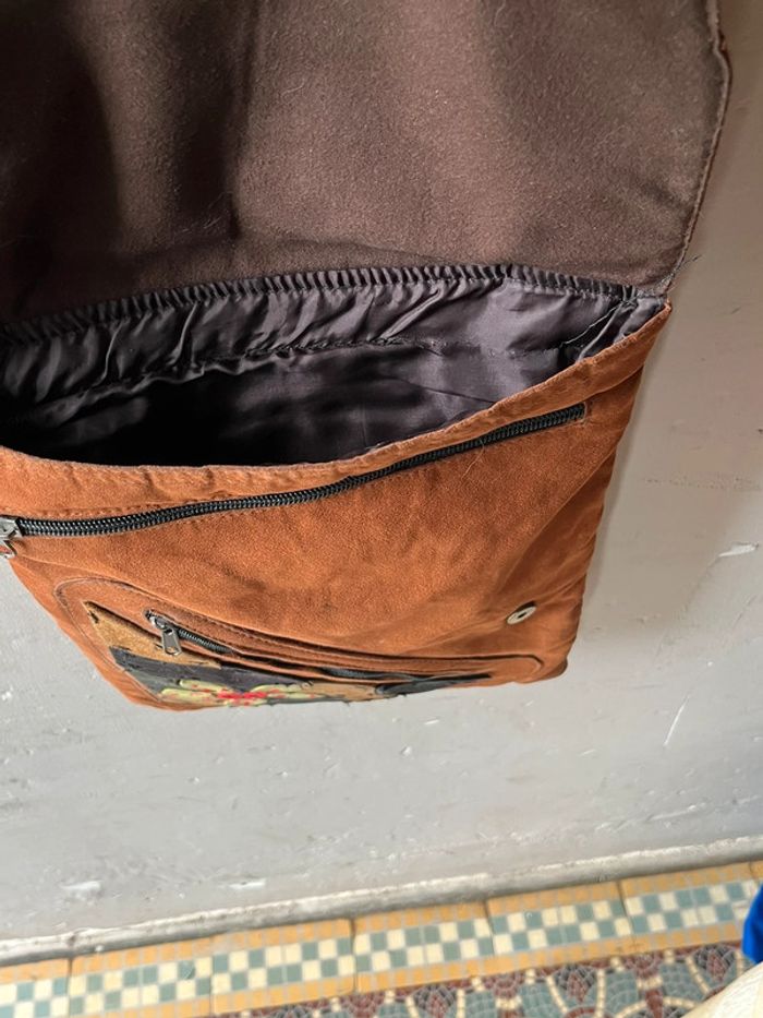 Sac à main pochette bandoulière en velours - photo numéro 10