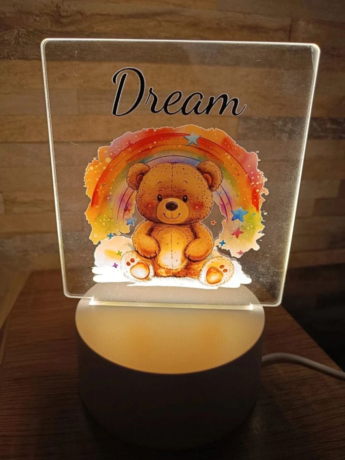 Veilleuse enfant thème nounours "dream" - photo numéro 2