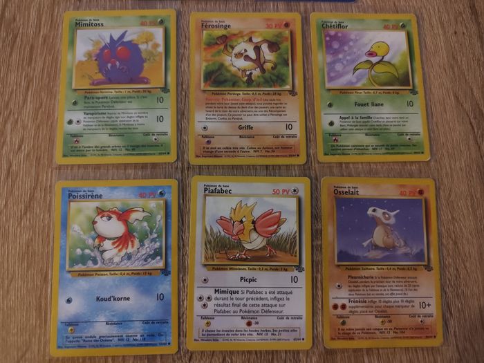 Lot 10 cartes Pokémon Wizard vintage Jungle Fossil Rocket - photo numéro 4