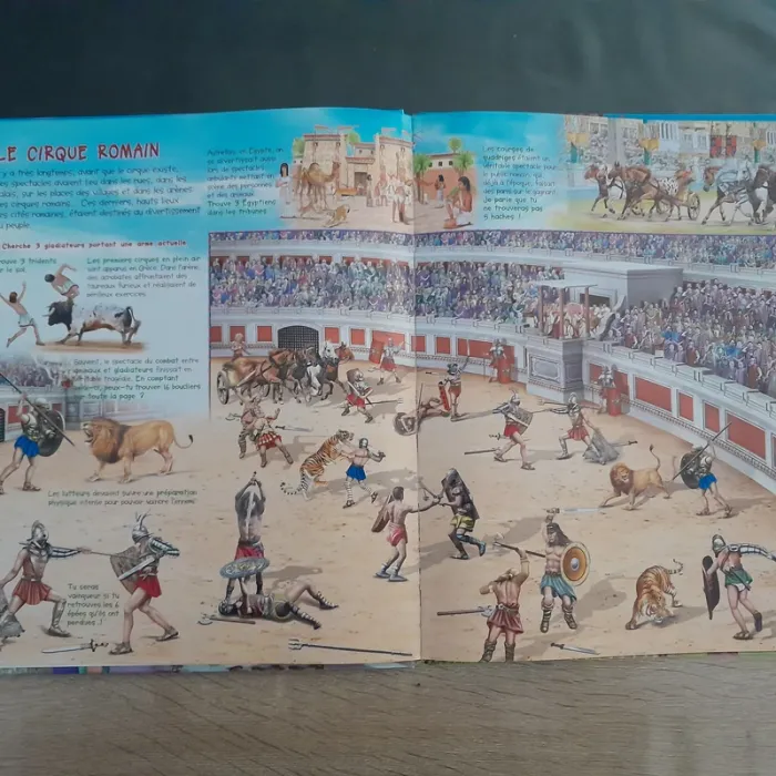 livre grand format Cherche te trouve - Observe le cirque - photo numéro 2
