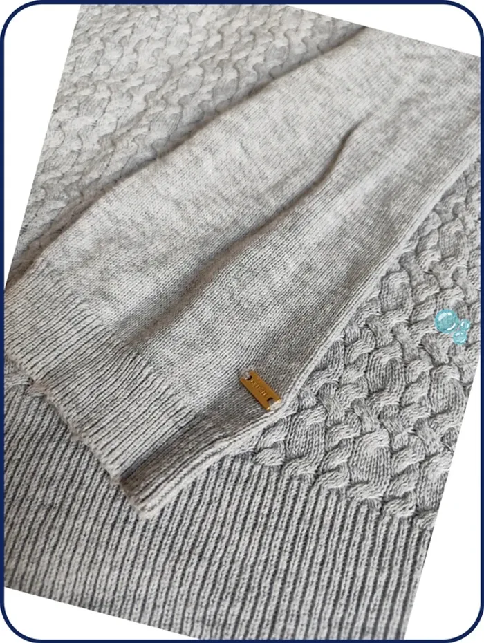 Pull - femme - tommy Hilfiger - M- gris - photo numéro 4