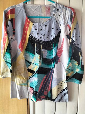 Polo coloré manches 3/4