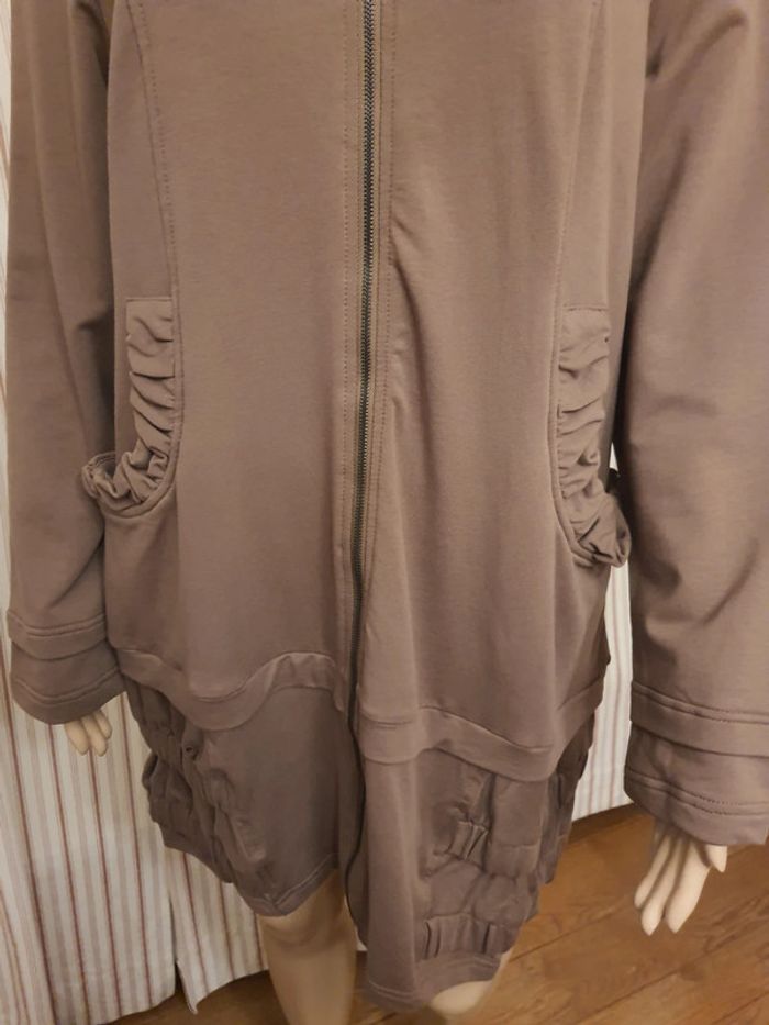 Pardessus Areline marron taille 4 (fr 42) neuf - photo numéro 11