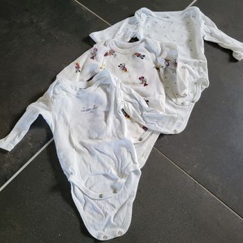 Bodies manches longues 3 mois