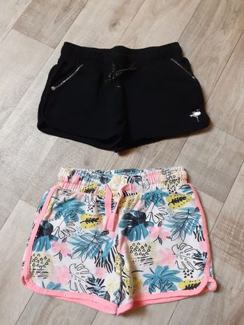 Lot 2 shorts fille 4 ans