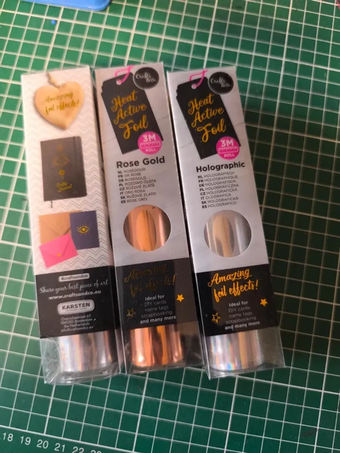 Foil lot de 3