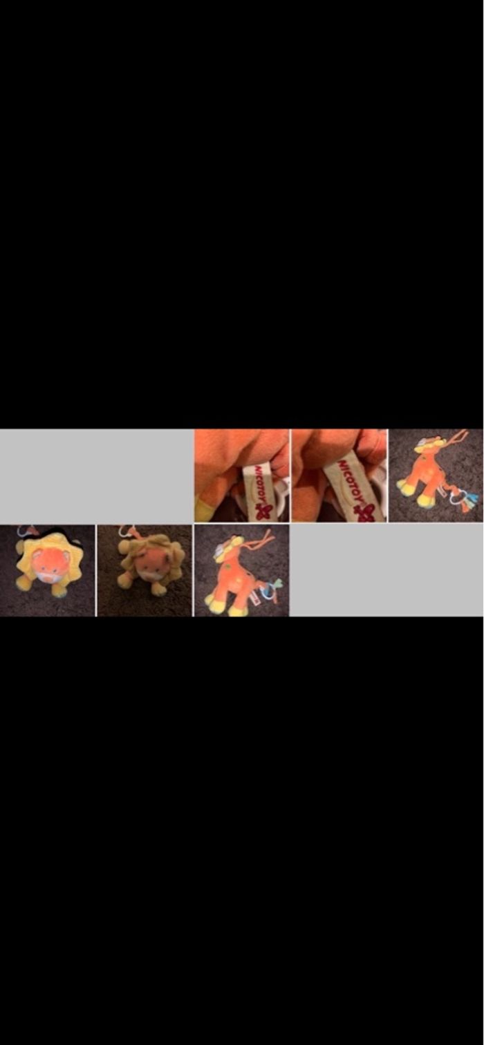 Nounourse lion tout doux pour bébé avec berceuse marque Nicotoy - photo numéro 5