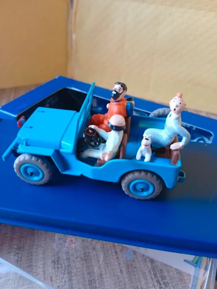 En voiture Tintin objectif Lune Hergé moulinsart 2001 - photo numéro 6
