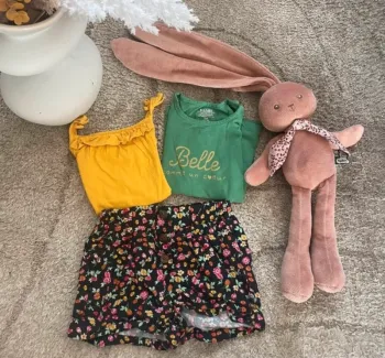 Short et t-shirt 9 mois