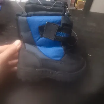 Bottes de neige bleue taille 25