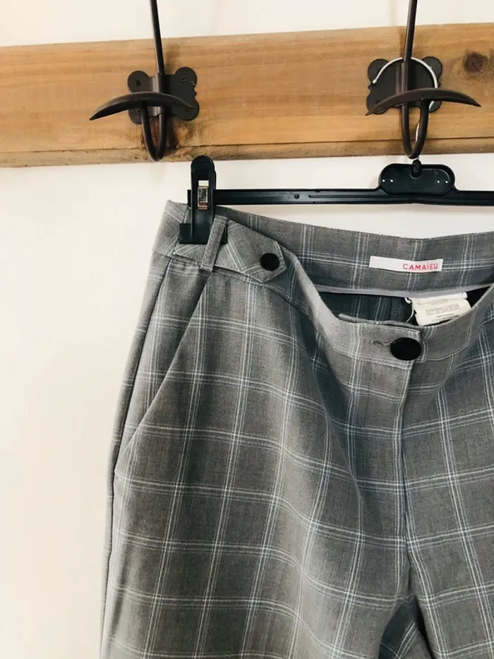 Pantalon à carreaux Taille 42 - photo numéro 3