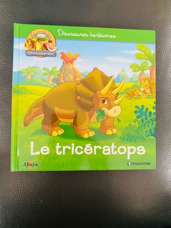 Livre sur le tricératops