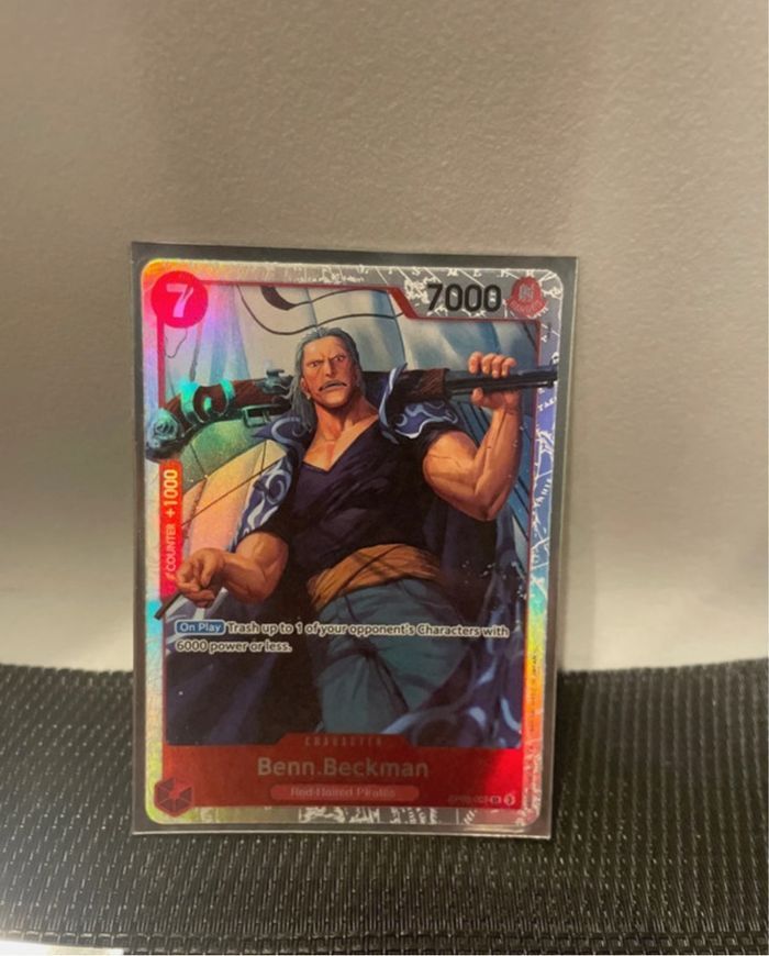 Lot x4 carte Benn Beckman OP09-009 super rare SR foil playset anglais One Piece TCG - photo numéro 2