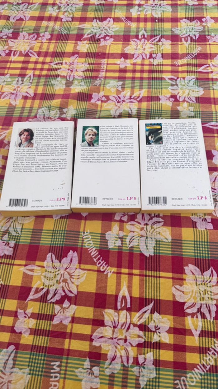 Lot de 3 romans policiers Patricia Cornwell - Série Kay Scarpetta - Le Livre de Poche - photo numéro 5