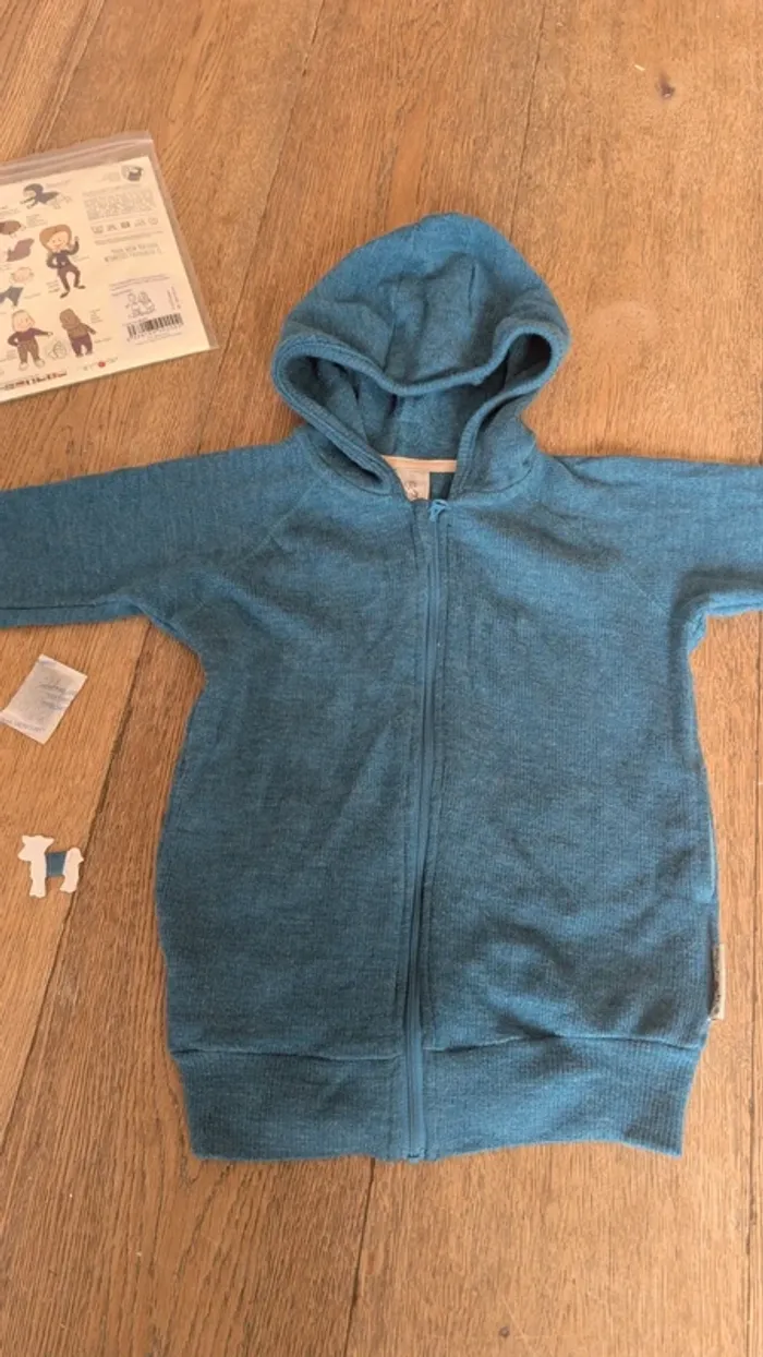 Gilet capuche à zip sea grotto conquéror manymonths - photo numéro 2