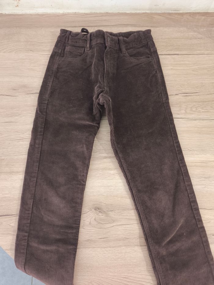 Pantalon droit velours 10 ans - photo numéro 2