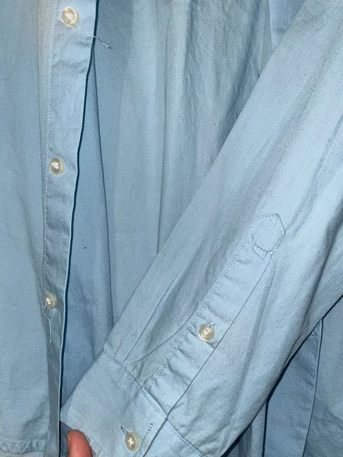 Chemise homme bleue Kiabi taille S - photo numéro 3