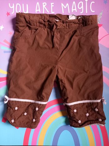 Pantalon fille 4-6mois