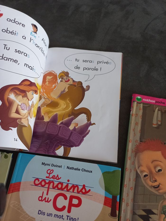 Lot 5 livres premières lectures sami julie nathan sirene - photo numéro 3