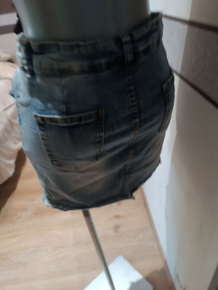 Mini jupe femme jean t 40/42 - photo numéro 6