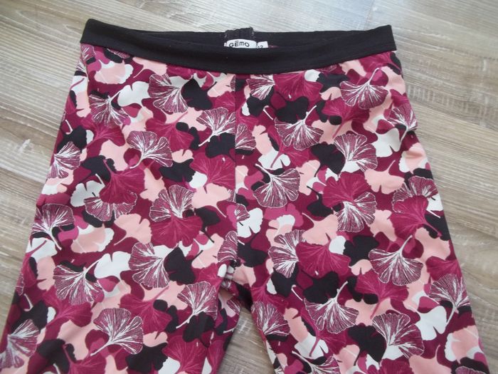 Legging de sport feuillages roses Gémo 12 ans - photo numéro 3
