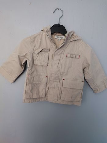 Blouson demi saison à capuche 18 mois