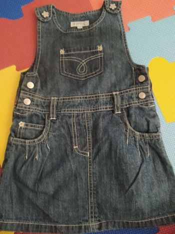 Robe salopette jean