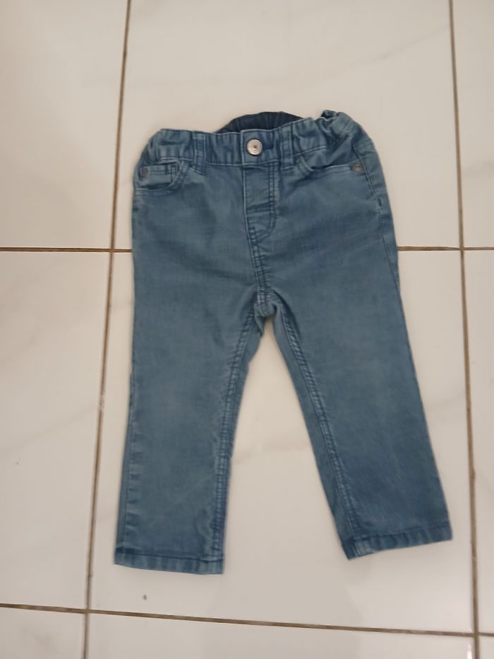 Pantalon bebe garcon 2 poches devant et derriere - photo numéro 4