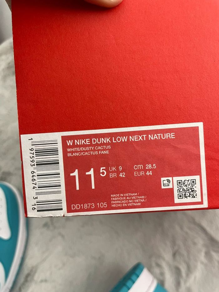 Basket Nike Dunk low next nature bleu - Taille 44 - photo numéro 9