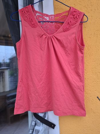 Débardeur orange taille 2