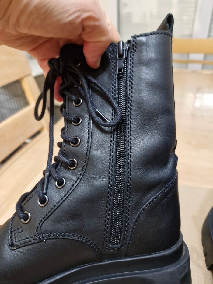 Bottines en cuir Zara - photo numéro 4