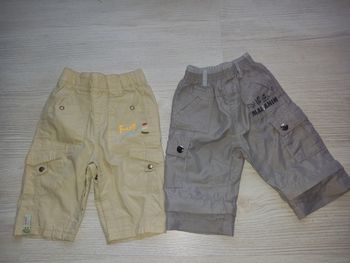 Lot de 2 pantalons garçon 6 mois