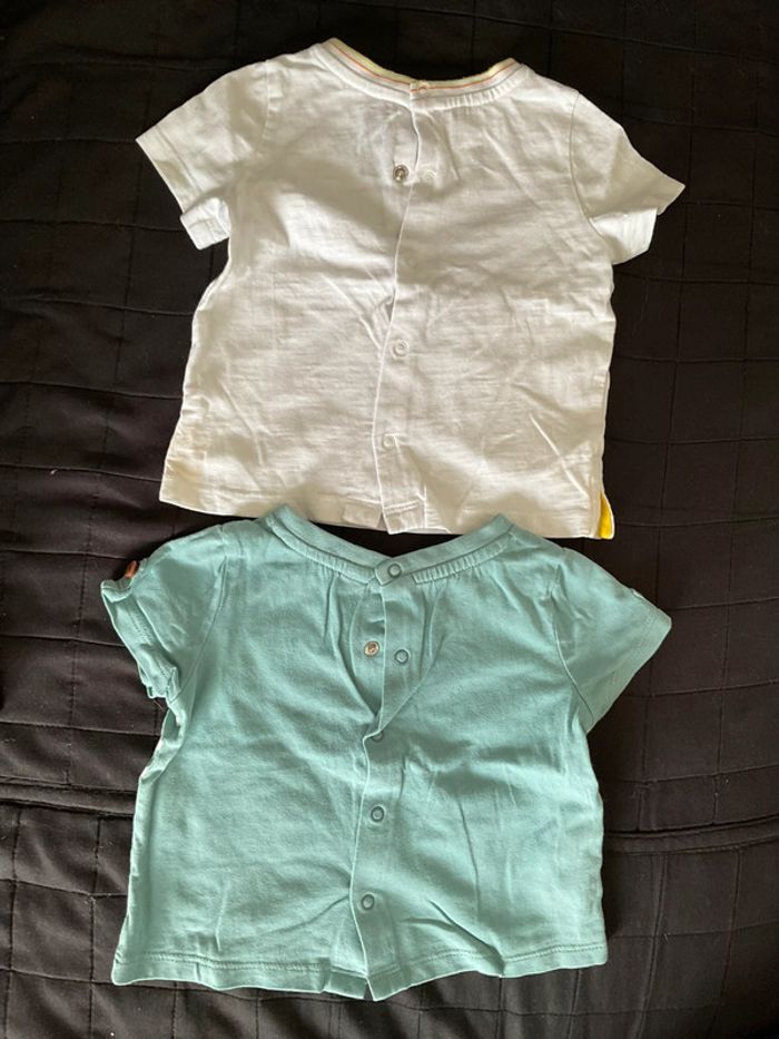 Lot de 2 tee shirts Sergent major 6 mois - photo numéro 2