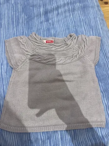 Pull en maille sans manches