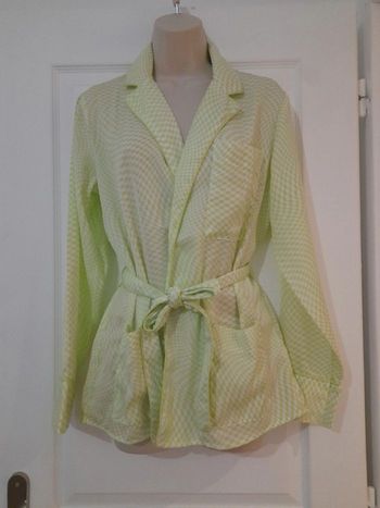 Veste kimono vichy pimkie taille s neuve avec étiquette