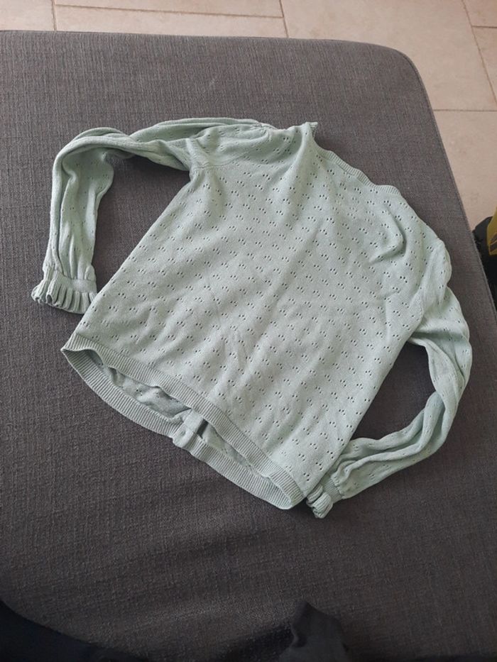Robe et gilet vert - photo numéro 5