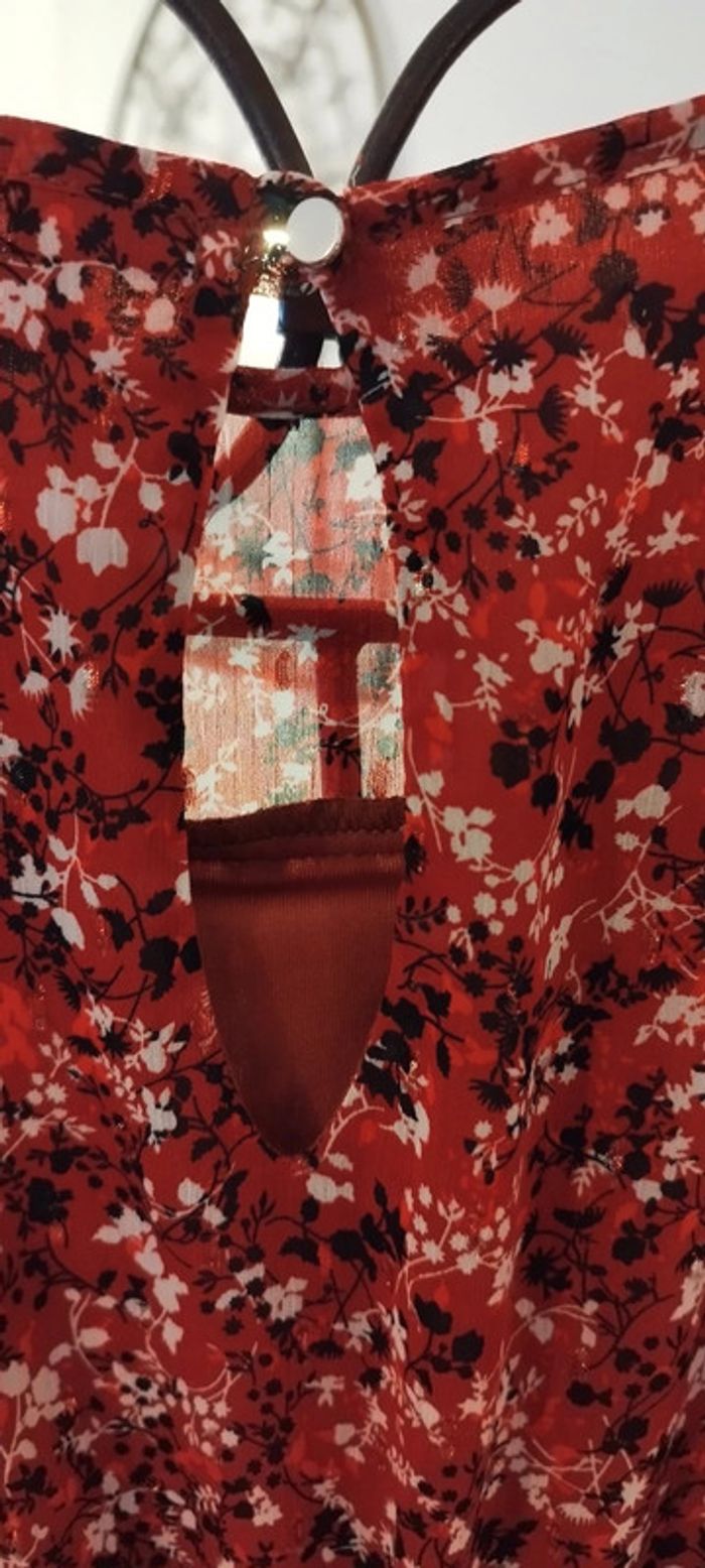 Robe voile avec doublure et fil brillant Kiabi. Taille 12 ans. Très bon état - photo numéro 5