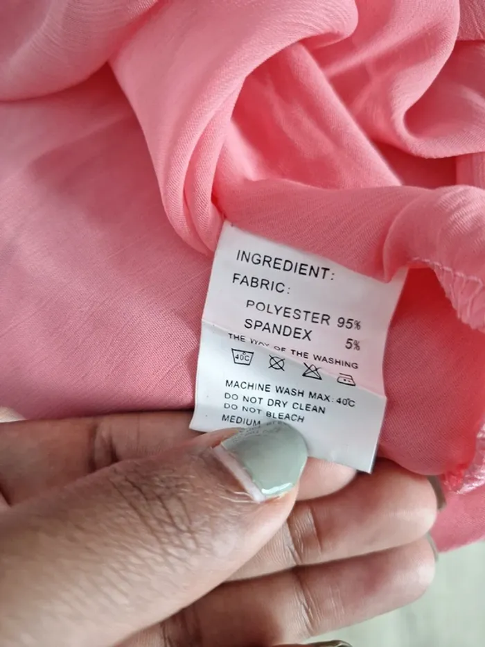 Tunique voilage rose - photo numéro 5