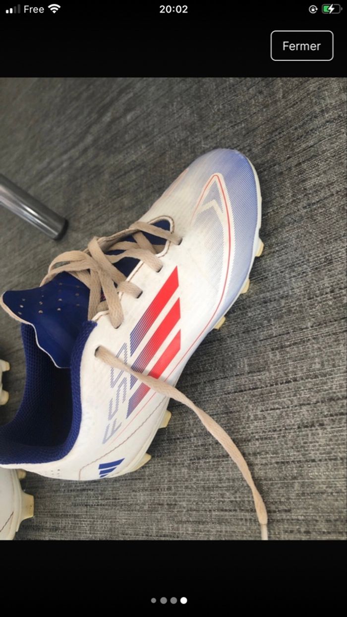 Crampons adidas taille 34