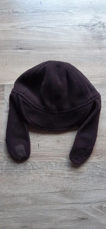 Bonnet polaire à scratch marron foncé