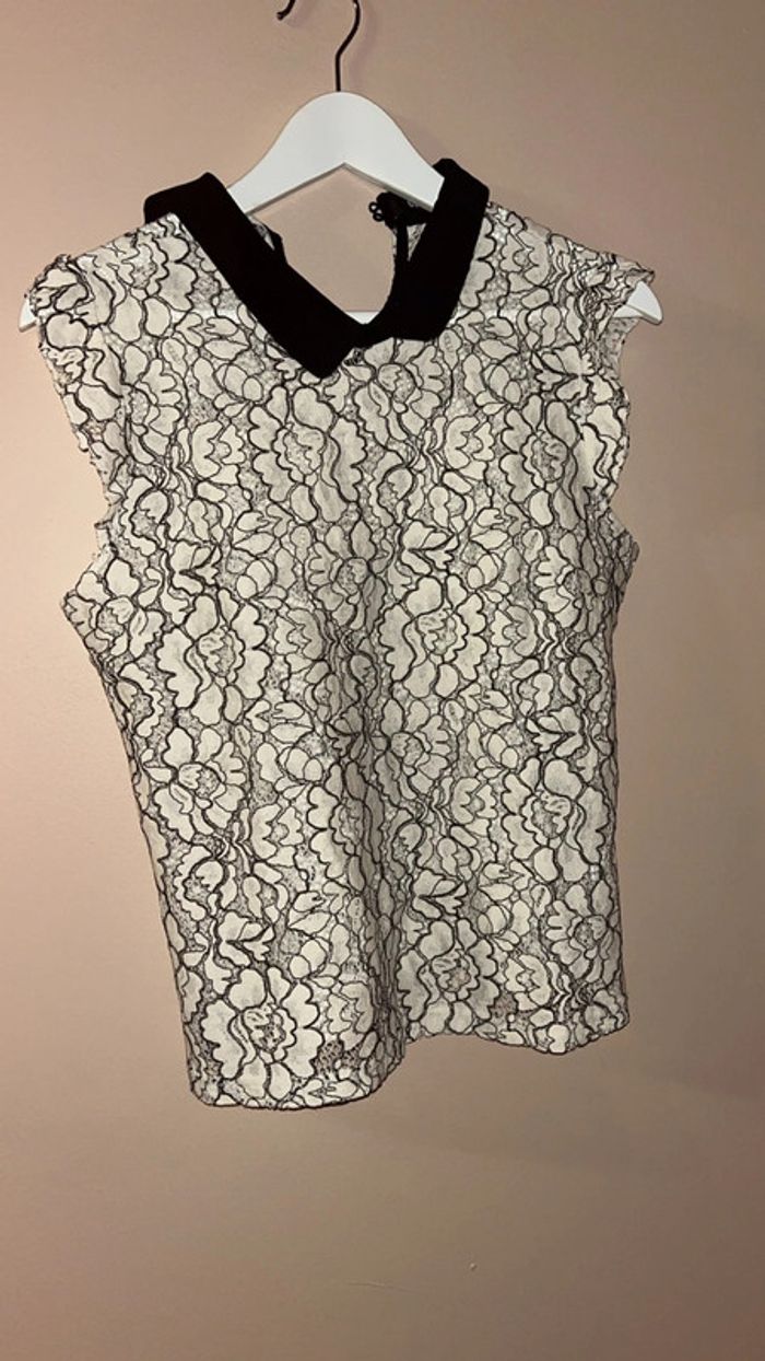 T-shirt noir et blanc - photo numéro 2