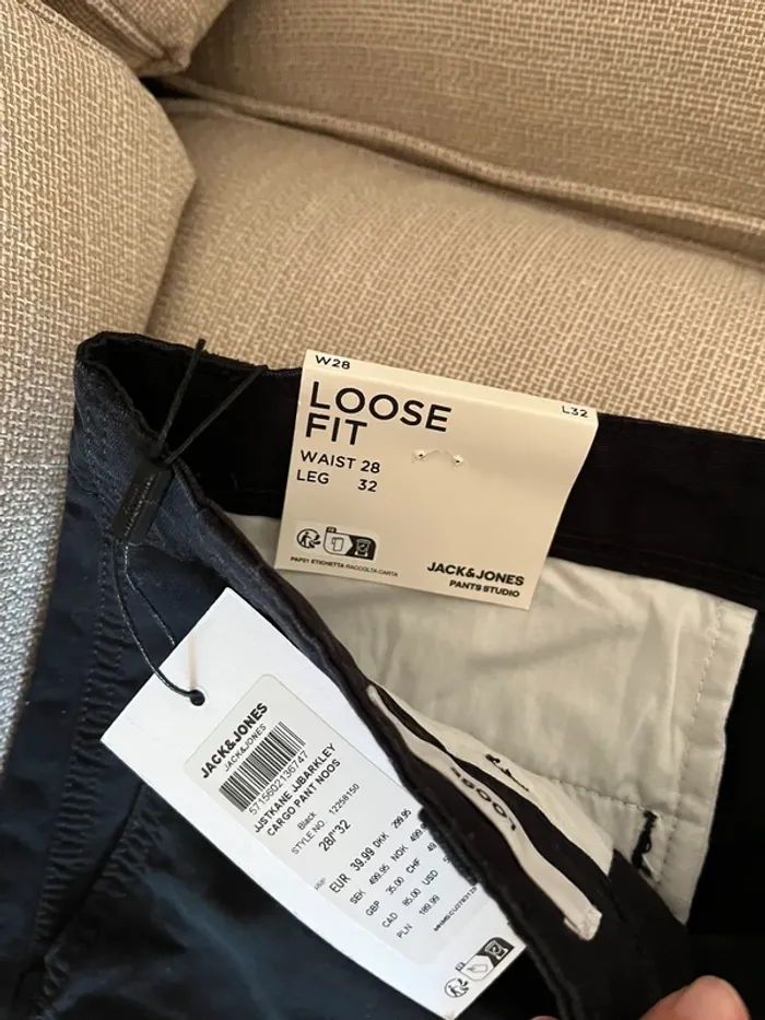 Pantalon noir hommes Jack and Jones - photo numéro 4