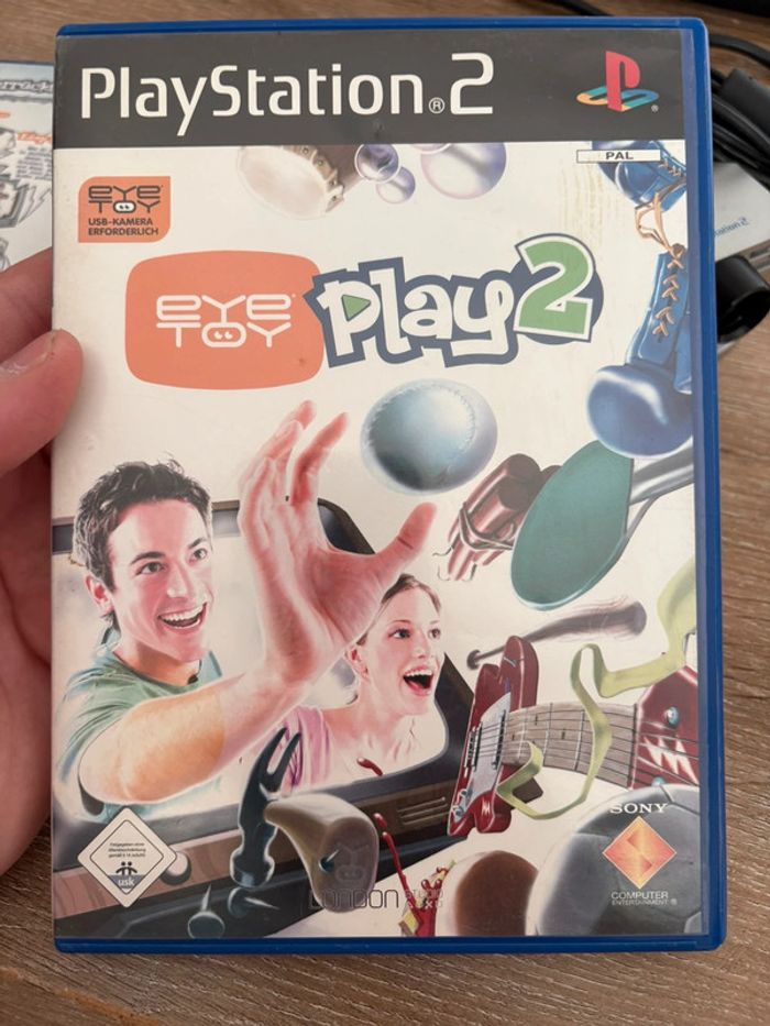 Lot eye toy + 2 jeux ps2 - photo numéro 6