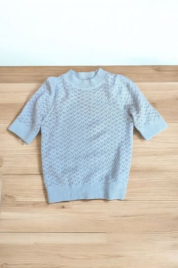 Pull femme en laine  Jacqueline des Young bleu ciel