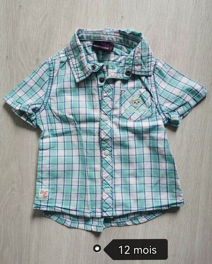 Chemise manche courte garçon 12 mois / 1 an
